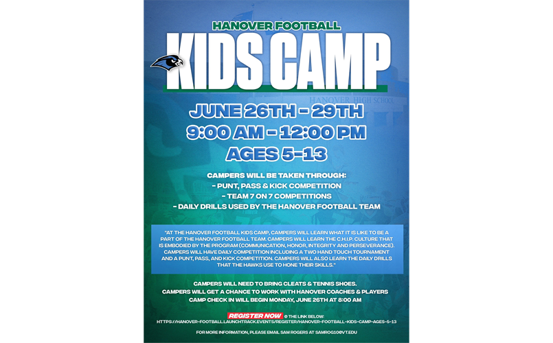 Hanover Hawks Football Camp!