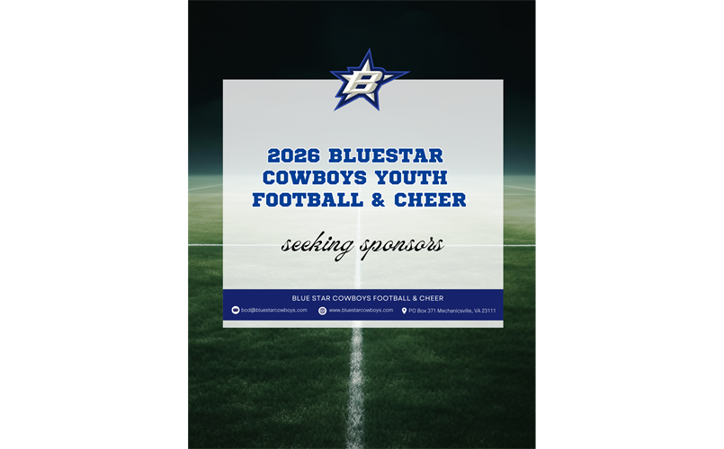 Now Seeking Sponsorships